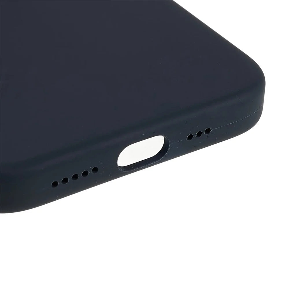 Magnetic Silicone Case for iPhone 14 Anti-Drop Phone Case Anti-Scratch Protective Phone Cover - Black - 6