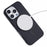 X-LEVEL For iPhone 16 Pro Case Compatible with MagSafe PC+TPU+PU Phone Back Cover - Black - 4