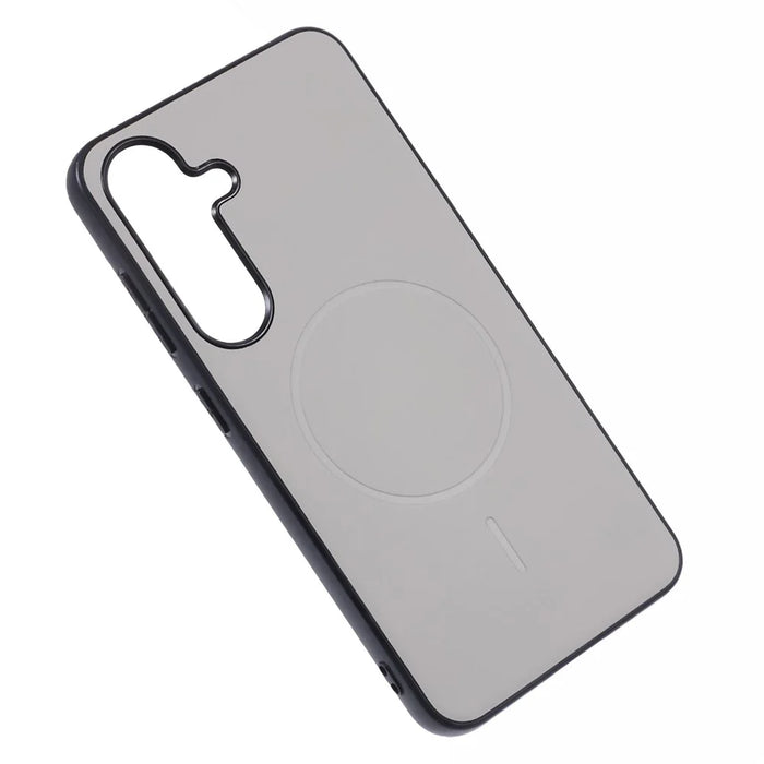 X-LEVEL For Samsung Galaxy S25 Magnetic Case PC+TPU+PU Phone Back Cover - Grey - 6