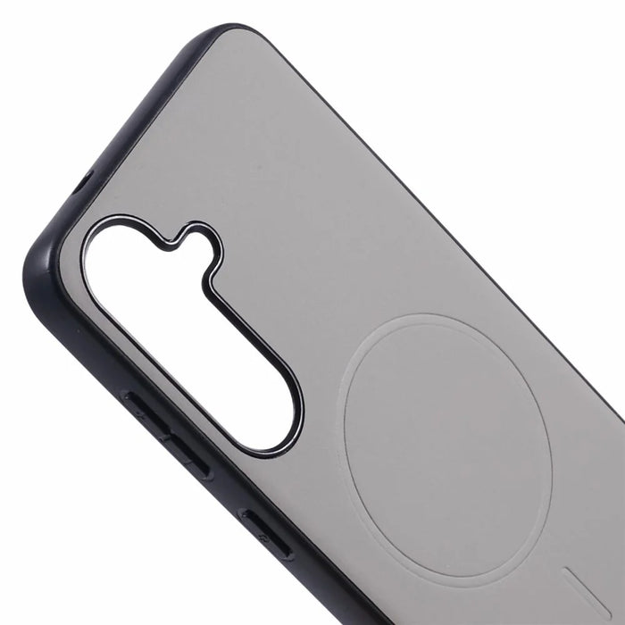 X-LEVEL For Samsung Galaxy S25 Magnetic Case PC+TPU+PU Phone Back Cover - Grey - 7
