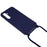 For Samsung Galaxy A36 5G Case TPU Soft Shockproof Phone Cover with Adjustable Lanyard - Dark Blue - 3