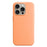 For iPhone 15 Pro Max Case Protective Liquid Silicone Phone Back Cover - Orange - 1