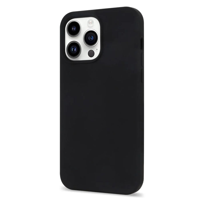 For iPhone 14 Pro Max Case Shockproof Soft Silicone Phone Cover - Black - 2