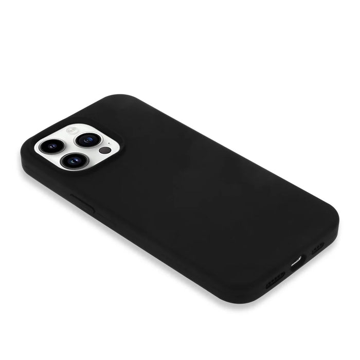 For iPhone 14 Pro Max Case Shockproof Soft Silicone Phone Cover - Black - 4