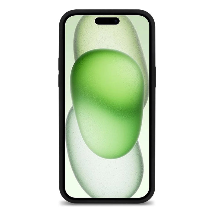 For iPhone 14 Case Shockproof Soft Silicone Phone Cover - Black - 4