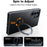 TORRAS Ostand Q3 Spin Series For Samsung Galaxy S25 Ultra Case Magnetic Rotating Kickstand PC+TPU Phone Cover - Black - 3