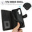 For Samsung Galaxy A56 5G Case PU Leather Phone Cover with Wallet Stand View - Black - 5
