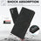 For Samsung Galaxy A56 5G Case PU Leather Phone Cover with Wallet Stand View - Black - 6