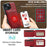 LC.IMEEKE L3 For iPhone 15 Plus Magnetic Case Detachable Card Holder Leather+TPU Mobile Cover - Red - 6