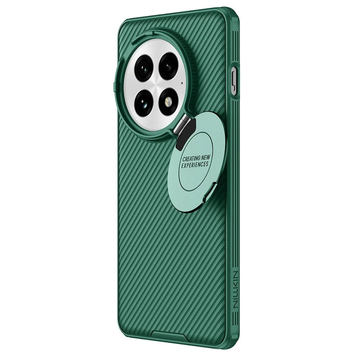 NILLKIN Camshield Prop Magnetic Series for OnePlus 13 Magnetic Case PC+TPU Phone Cover with Camera Cover - Green - 1