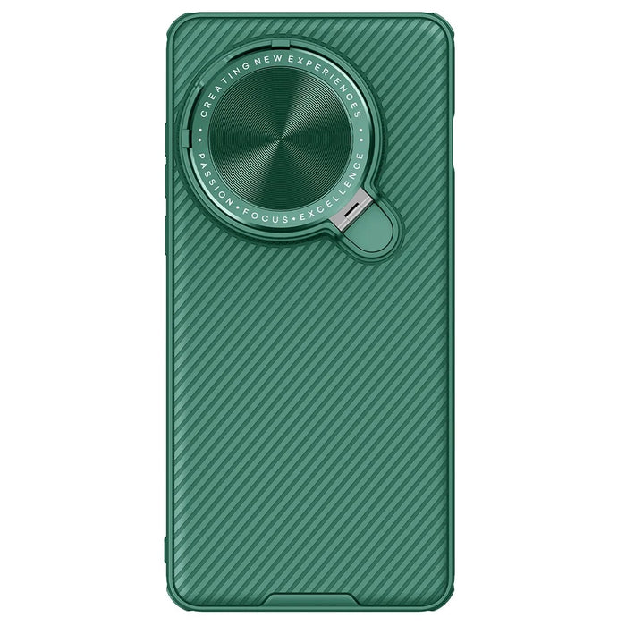 NILLKIN Camshield Prop Magnetic Series for OnePlus 13 Magnetic Case PC+TPU Phone Cover with Camera Cover - Green - 3