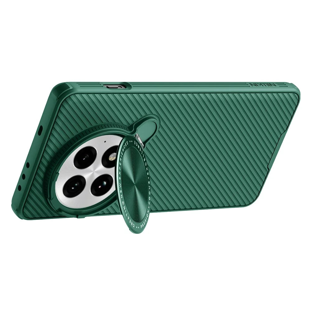 NILLKIN Camshield Prop Magnetic Series for OnePlus 13 Magnetic Case PC+TPU Phone Cover with Camera Cover - Green - 5