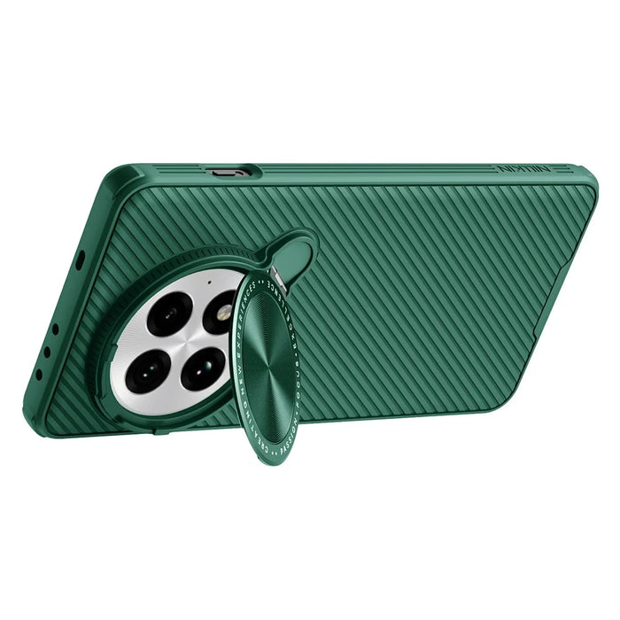 NILLKIN Camshield Prop Magnetic Series for OnePlus 13 Magnetic Case PC+TPU Phone Cover with Camera Cover - Green - 5