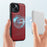 LC.IMEEKE For iPhone 15 Plus Magnetic Case Compatible with MagSafe Leather+TPU Back Cover - Red - 7