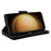 For Samsung Galaxy S25+ / S24+ Case Zipper Wallet Leather Stand Phone Cover Rivet Decor - Black - 4