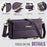CASEME For Samsung Galaxy A15 5G Case  C39 RFID Blocking Zipper Wallet Stand Leather Cover with Strap - Purple - 4