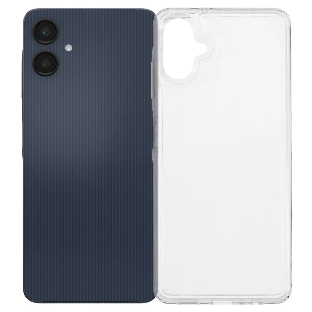 For Samsung Galaxy A06 4G Case HD Clear Soft TPU Phone Back Cover Airbag Protection - 1