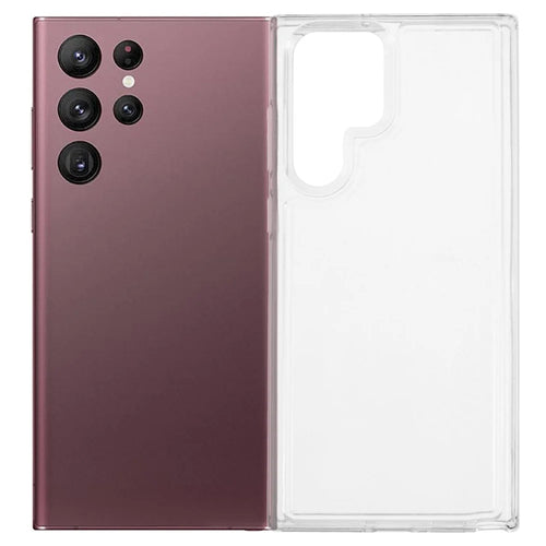 For Samsung Galaxy S22 Ultra 5G Case HD Clear Soft TPU Phone Back Cover Airbag Protection - 1