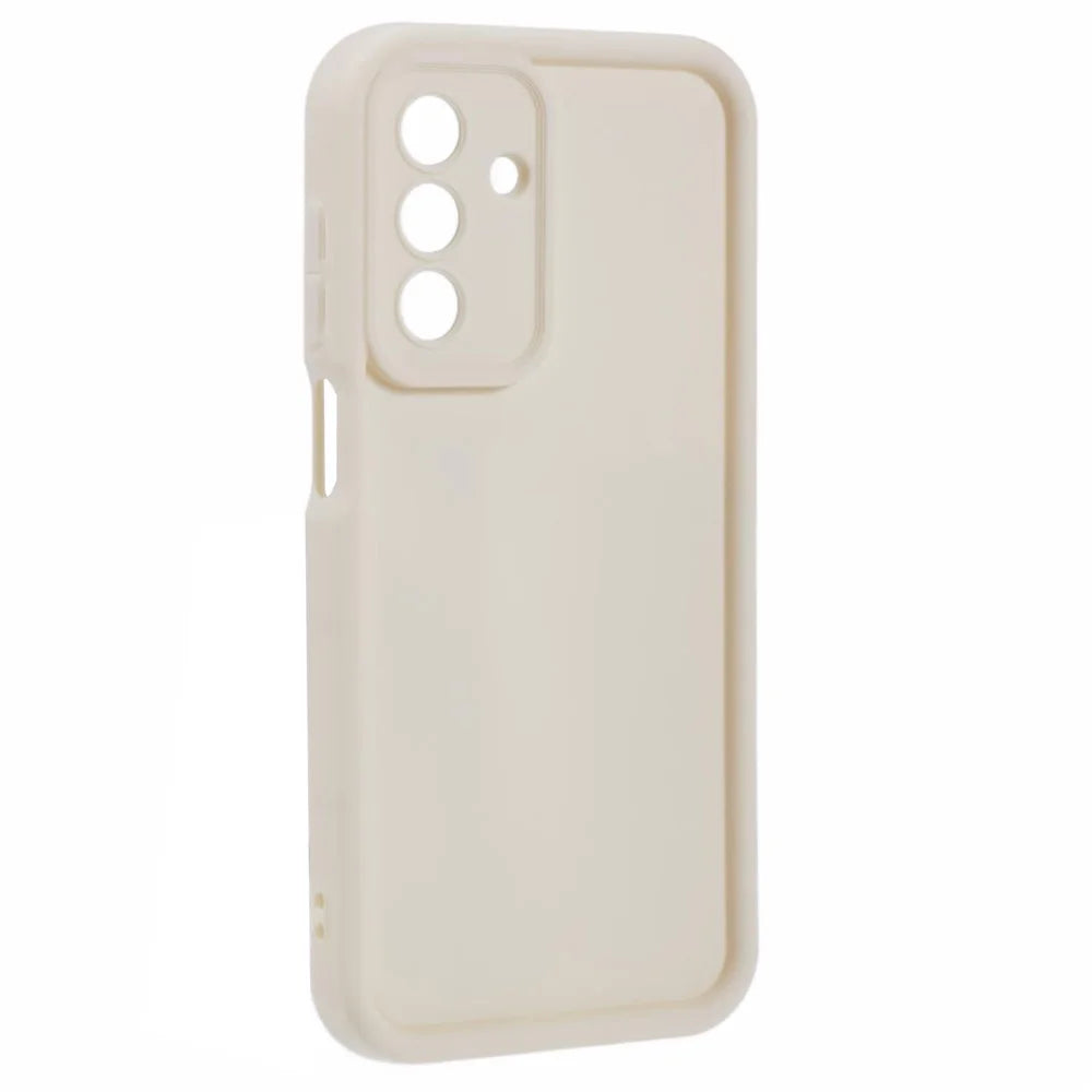 For Samsung Galaxy A26 5G Case Grooved Design TPU Anti-Slip Phone Cover - Beige - 3