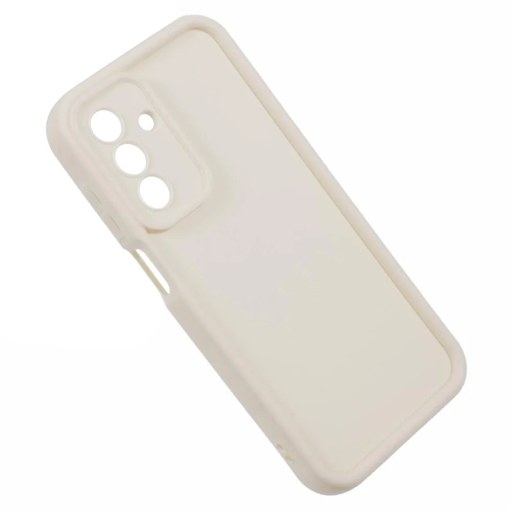For Samsung Galaxy A26 5G Case Grooved Design TPU Anti-Slip Phone Cover - Beige - 4