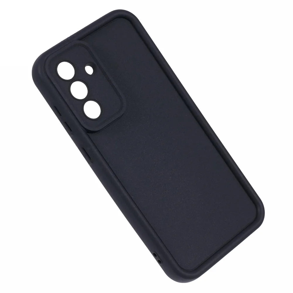 For Samsung Galaxy A56 5G Case Grooved Design TPU Anti-Slip Phone Cover - Black - 5