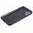 For iPhone 16 Plus Case Camera Lens Guard Clear Phone Back Cover Rhinestone Decor With Glitter Paper - Black - 4