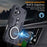 For iPhone 16 Case Rotatable Kickstand PC+TPU Drop Protection Phone Cover - Black - 6