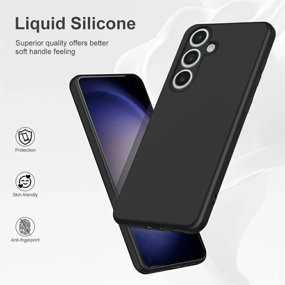 For Samsung Galaxy S24 FE Magnetic Case Rubberized TPU Phone Cover - 2