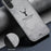 For Samsung Galaxy A26 5G Case Deer Pattern Cloth Texture PU Leather Hybrid Phone Cover - Grey - 2