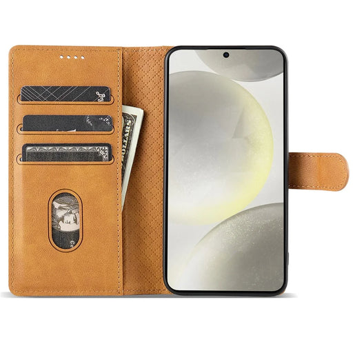 N.BEKUS CSJ-001 For Samsung Galaxy A26 5G Stand Case PU Leather Wallet Phone Cover - Brown - 2