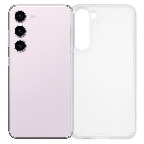 For Samsung Galaxy S23+ Case HD Clear Soft TPU Phone Back Cover Airbag Protection - 1