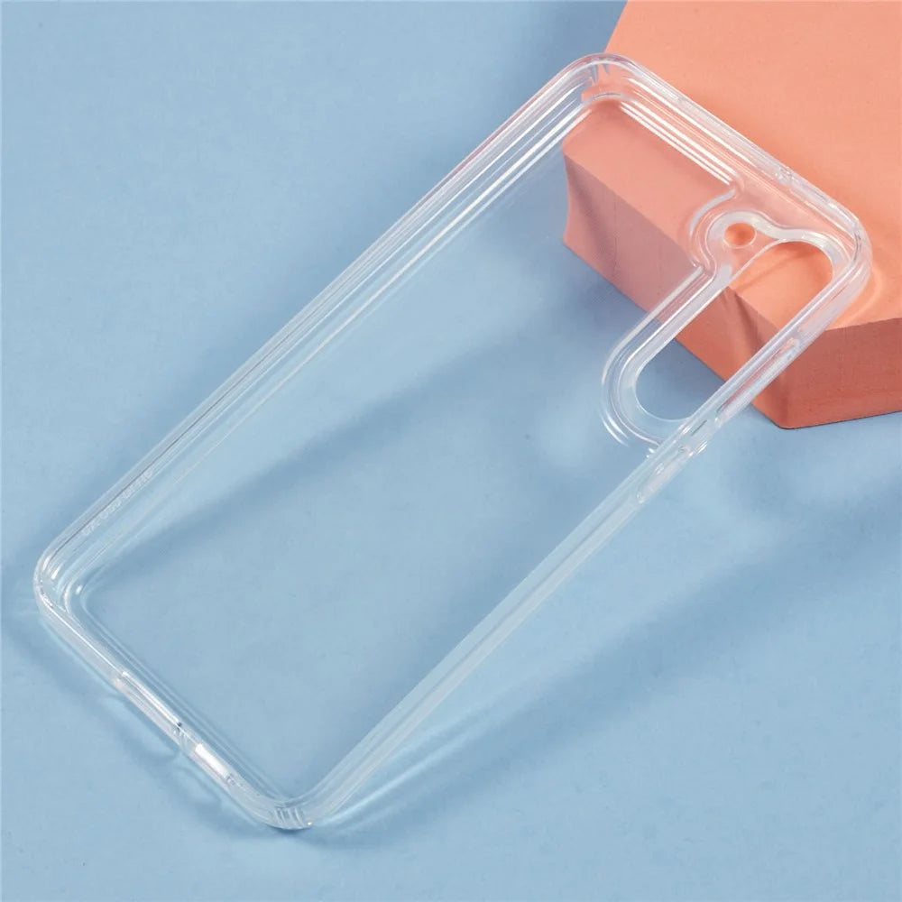 For Samsung Galaxy S23+ Case HD Clear Soft TPU Phone Back Cover Airbag Protection - 3