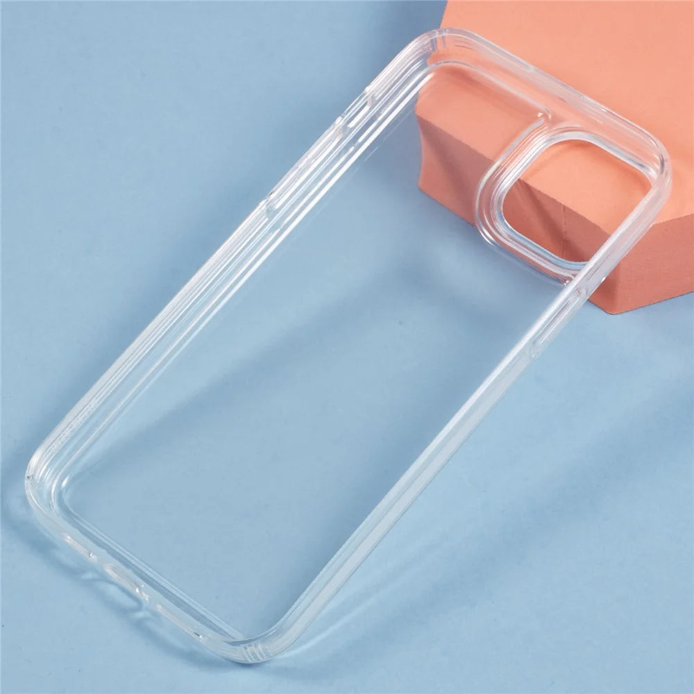 For iPhone 14 Plus Case HD Clear Soft TPU Phone Back Cover Airbag Protection - 6