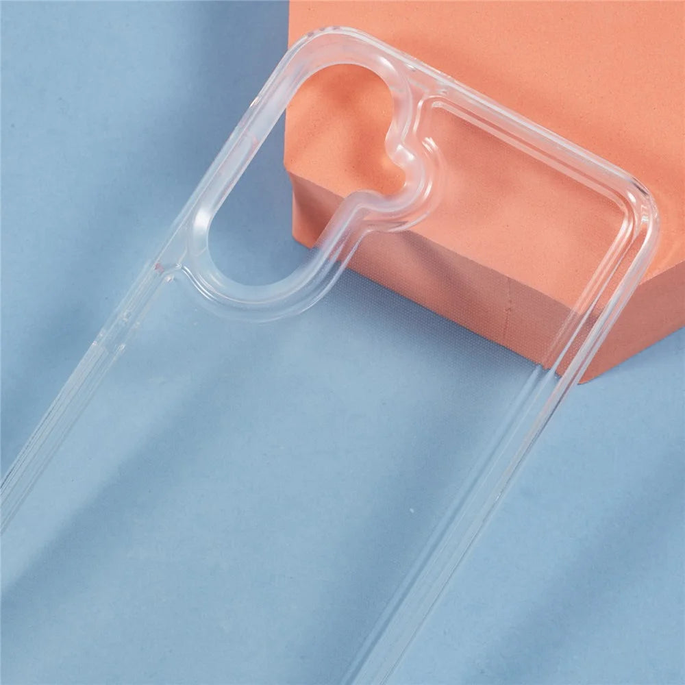 For Samsung Galaxy A55 5G Case HD Clear Soft TPU Phone Back Cover Airbag Protection - 5