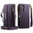 CASEME For Samsung Galaxy A16 5G Case  C39 RFID Blocking Zipper Wallet Stand Leather Cover with Strap - Purple - 2
