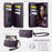 CASEME For Samsung Galaxy A16 5G Case  C39 RFID Blocking Zipper Wallet Stand Leather Cover with Strap - Purple - 3
