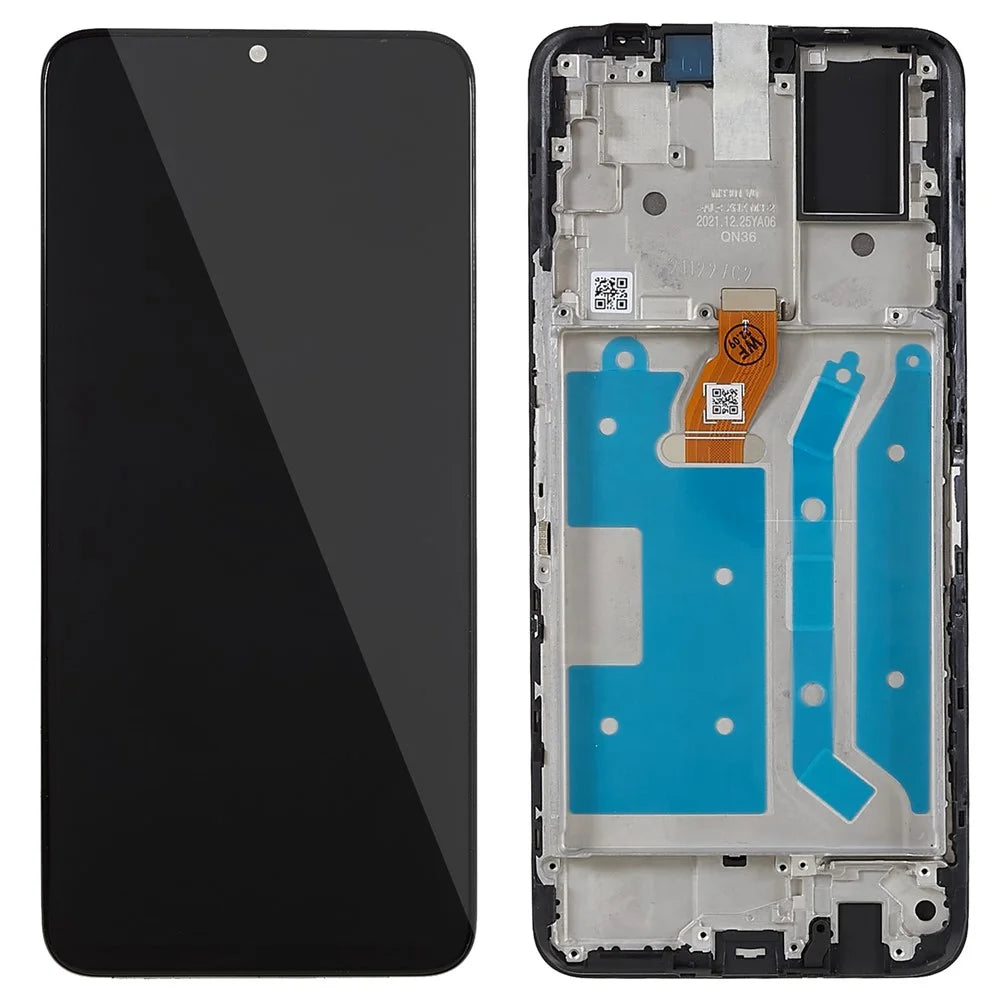 For Honor Play 30 Plus 5G / X7 Grade B LCD Screen and Digitizer Assembly + Frame Replacement Part (without Logo) - 1