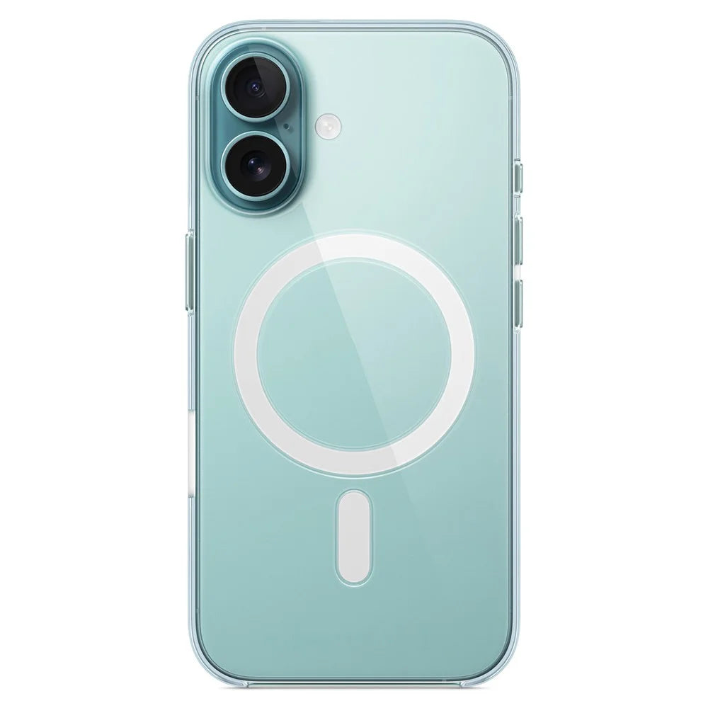 For iPhone 16 Plus Case Compatible with MagSafe Hard PC Clear Phone Back Cover - 5