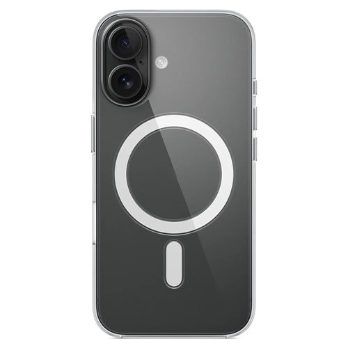 For iPhone 16 Case Compatible with MagSafe Hard PC Clear Phone Back Cover - 1