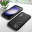 For Samsung Galaxy S25 / S24 Case Kickstand Phone Cover PC+Silicone+EVA 3-in-1 Design - Black+Black - 7