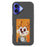 For iPhone 16 Smart E-Ink Phone Case 4 Color HD 4 inch Display NFC DIY Customized Screen - Black - 1
