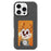 For iPhone 16 Pro Smart E-Ink Phone Case 4 Color HD 4 inch Display NFC DIY Customized Screen - Black - 1