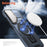 For Samsung Galaxy S25 / S24 Magnetic Case Lens Lid Kickstand PC+TPU Back Cover - Blue - 2