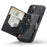 JEEHOOD For iPhone 14 Plus Wallet Phone Case Detachable 2-in-1 Leather Coated TPU Phone Case with Kickstand - Black - 4