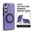 For Samsung Galaxy S23+ Case with Ring Kickstand Magnetic Case PU Leather Back Cover - Purple - 3