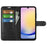 For Samsung Galaxy A26 5G Case Litchi Texture Shockproof Leather Wallet Phone Cover - Black - 2