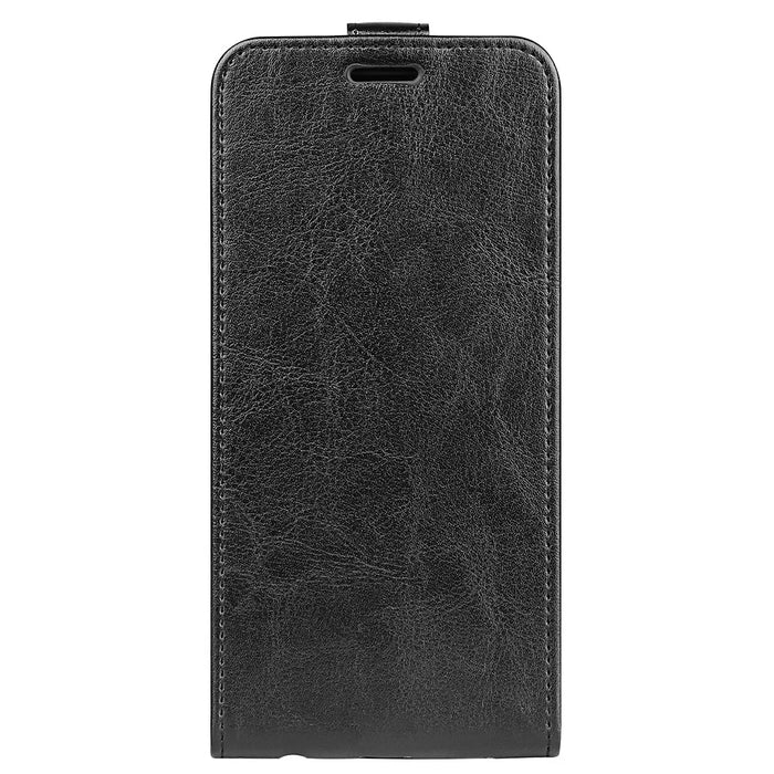 For Samsung Galaxy A26 5G Case with Card Slots Vertical Flip Leather Phone Cover - Black - 7