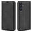 For Samsung Galaxy A26 5G Case Skin-Touch Leather Wallet Phone Cover - Black - 1
