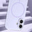 For iPhone 16 Case Compatible with MagSafe Silicone Shock Absorbing Phone Cover - Purple - 6