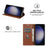 For Samsung Galaxy A26 5G Wallet Case Magnetic Closure PU Leather Phone Cover - Brown - 7